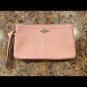 COACH Pink Wristlet/Wallet